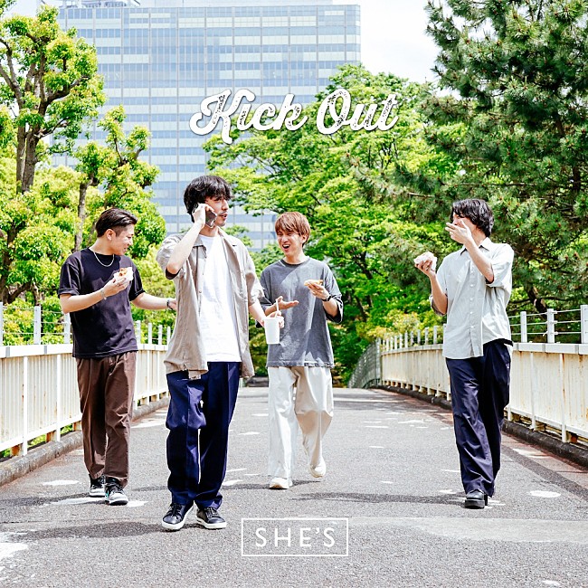 「SHE’S、3年ぶり野音公演で新曲「Kick Out」初披露＆6月に配信決定」1枚目/1