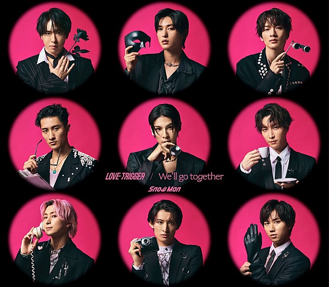 「【ビルボード 2024年上半期Top Singles Sales】Snow Man『LOVE TRIGGER / We’ll go together』で首位　Aぇ! group／乃木坂46が続く」1枚目/1