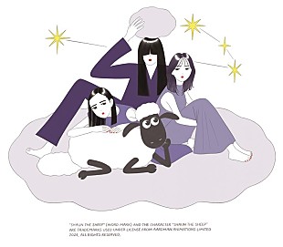 「羊文学、『ひつじのショーン』とコラボレーション」