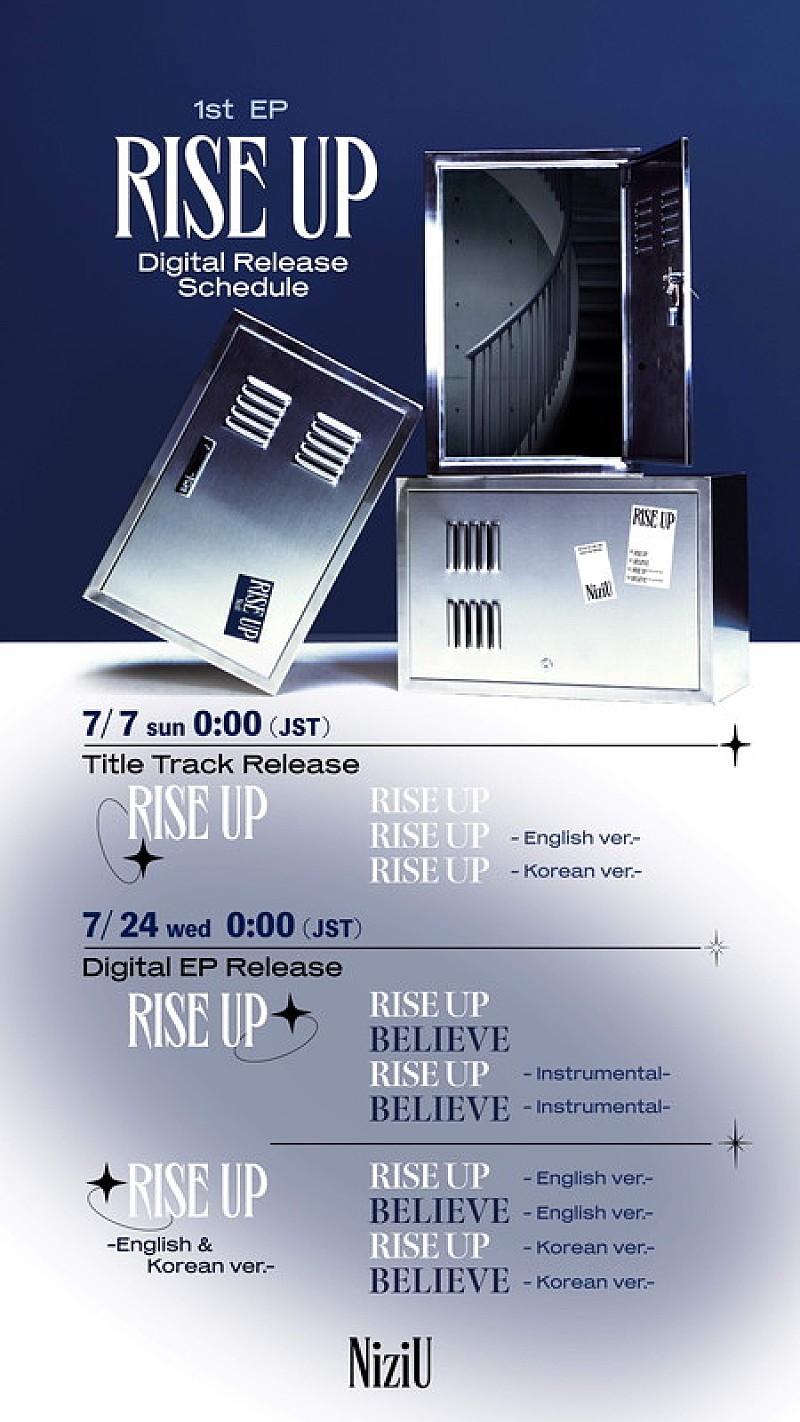 「NiziU EP『RISE UP』スケジュール」2枚目/7