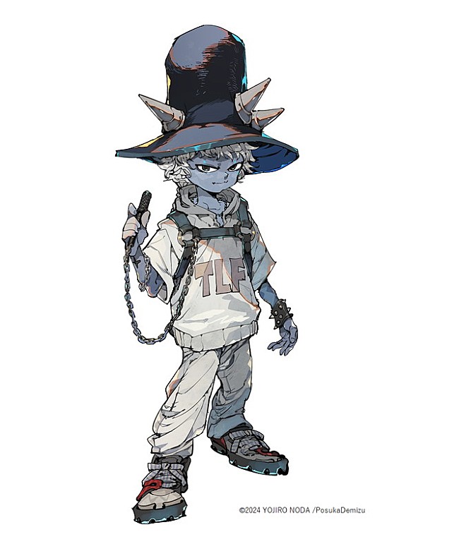 「AKUMU-KUN キャラクター画像
（C）2024 YOJIRO NODA PosukaDemizu」3枚目/3