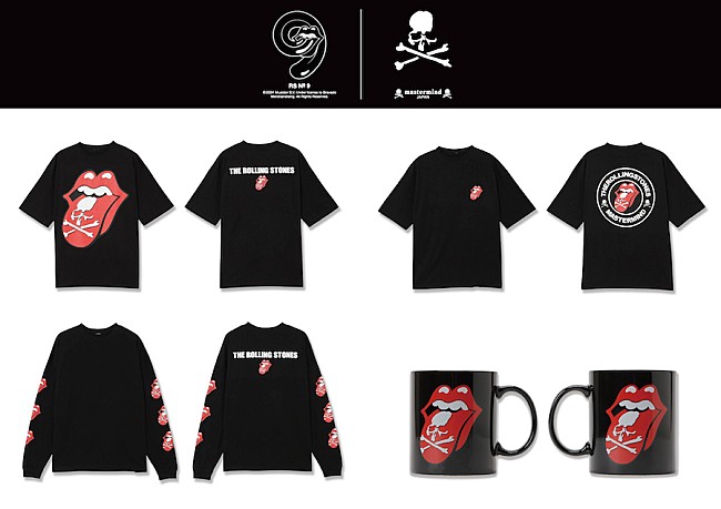 「ザ・ローリング・ストーンズ、公式アパレルストア「RS No.9」でマスターマインド・ジャパンとのコラボ商品が限定発売」1枚目/1