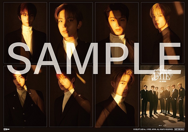 「【『ENHYPEN WORLD TOUR &#039;FATE PLUS&#039; IN JAPAN』ライブビューイング来場者特典
オリジナルステッカーシート」2枚目/2