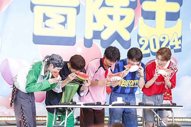「M!LK、パフォーマンス＆“スイカ早食い競争”などM!LKらしさが詰まった【めざましライブ】レポート到着」1枚目/12