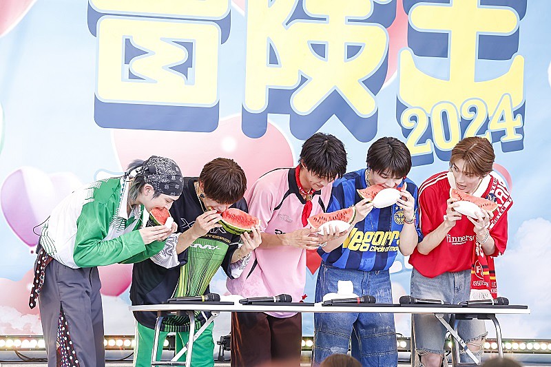 「M!LK、パフォーマンス＆“スイカ早食い競争”などM!LKらしさが詰まった【めざましライブ】レポート到着」1枚目/12
