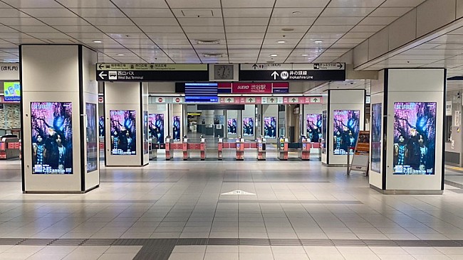 「BE:FIRSTが全国各地のデジタルサイネージに登場、京王井の頭線渋谷駅は全59面ジャック」1枚目/3