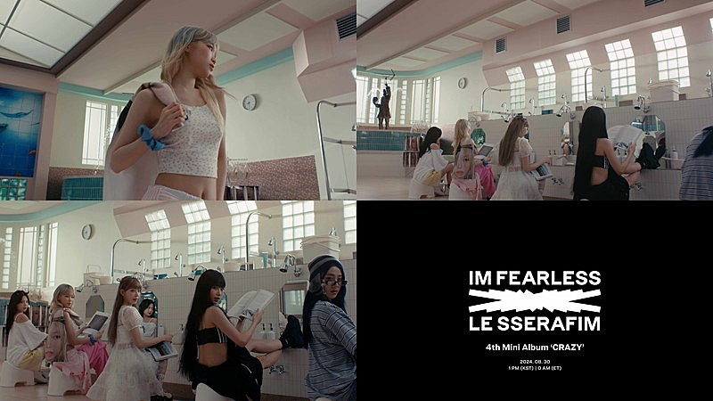 「『LE SSERAFIM &#039;CRAZY&#039; MV TEASER 1』」2枚目/4
