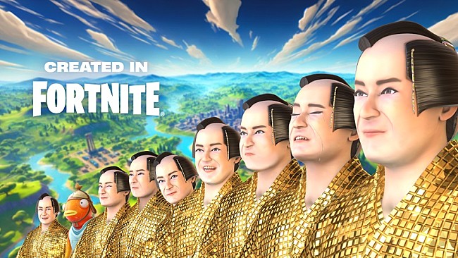 「“マツケンサンバII”降臨、オンラインゲーム『フォートナイト』コラボイベント開催決定」1枚目/1