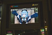 「星街すいせいが新宿アルタビジョン登場、自身初のライブツアー発表」1枚目/5