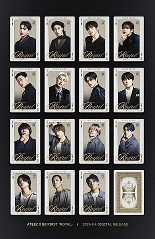 「ATEEZ X BE:FIRSTによるコラボ曲「Royal」配信リリース」