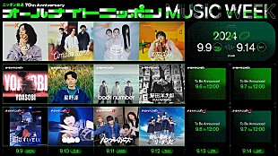 「imase／野田洋次郎（RADWIMPS）／新しい学校のリーダーズが決定『オールナイトニッポン MUSIC WEEK』」
