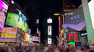 「Number_i、タイムズスクエア巨大広告に登場」