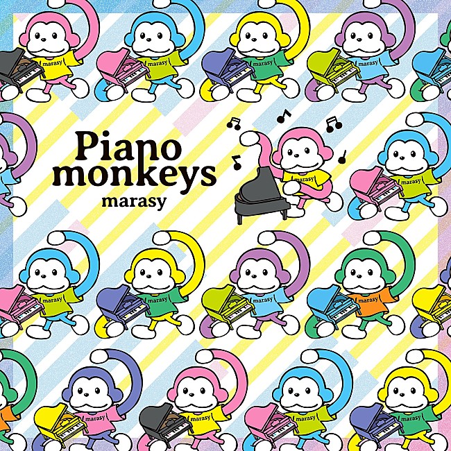 「◎リリース情報
まらしぃ5thオリジナルピアノソロアルバム『Piano monkeys』
2024/11/27 RELEASE
＜初回生産限定盤（透明フィルムジャケット）＞
SCGA-00291　3,100円（tax in.）
＜通常盤＞
SCGA-00292　3,000円（tax in.）」9枚目/9