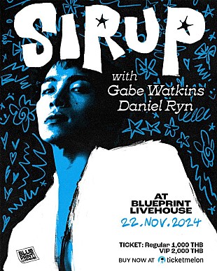 「SIRUP、初となる海外ヘッドラインショー【SIRUP LIVE in Bangkok 2024】開催決定」