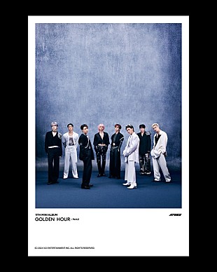 「ATEEZ『GOLDEN HOUR : Part.2』コンセプトフォト、第1弾はスーツルック＆第2弾は優雅な衣装」