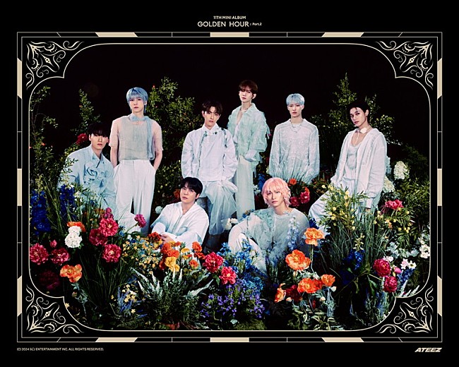 「ATEEZ ミニアルバム『GOLDEN HOUR : Part.2』コンセプトフォト第2弾」4枚目/8