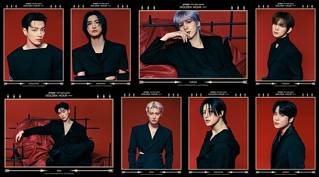 「ATEEZ ミニアルバム『GOLDEN HOUR : Part.2』コンセプトフォト第3弾」2枚目/4