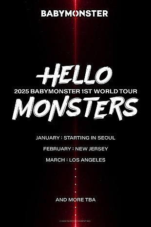 「BABYMONSTER、初のワールドツアー発表」