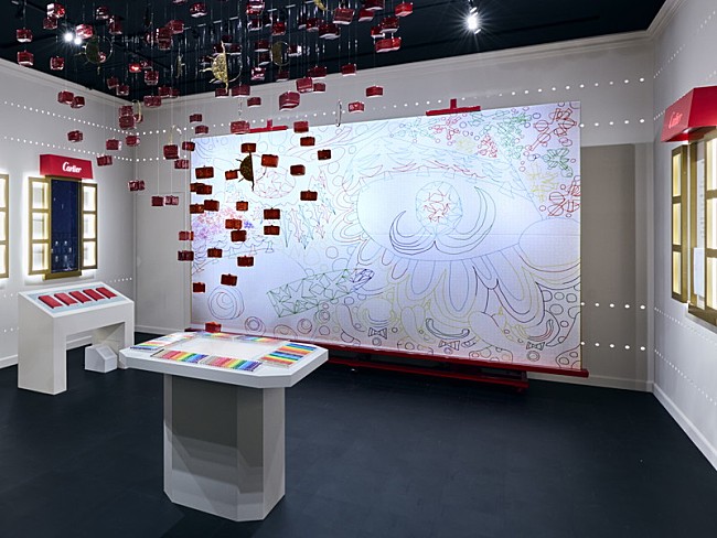 「香取慎吾が参加型アート作品を制作、ポップアップイベント【カルティエ マジカルホリデー】」1枚目/5
