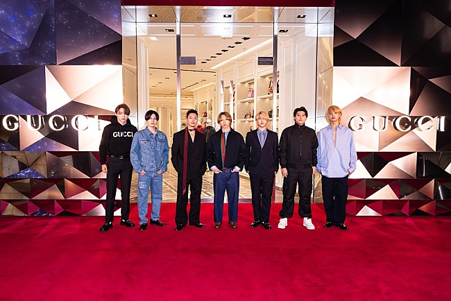 「BE:FIRST、グッチのオープニングイベントに登場　「ジャケットの形やラインの残し方がお気に入り」」1枚目/5