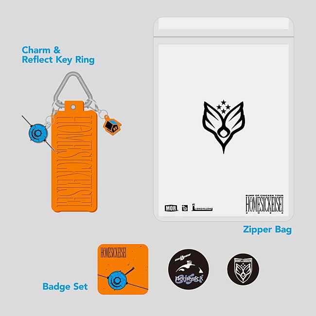 「LIVE Blu-ray『BUMP OF CHICKEN TOUR ホームシック衛星2024 at Ariake Arena』パッケージ展開図」6枚目/10