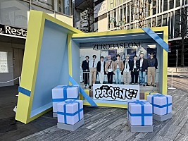 ZEROBASEONE、“大型アートオブジェ”が渋谷パルコに登場 Japan 1st EP