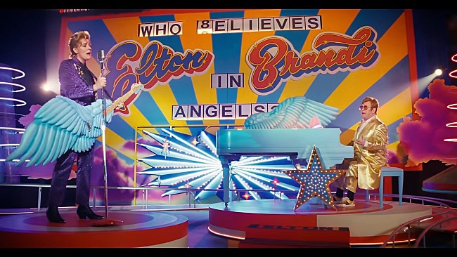 「エルトン・ジョン＆ブランディ・カーライル「天使はどこに」MV公開、ロックンロールの“天使”たちをトリビュート」1枚目/3