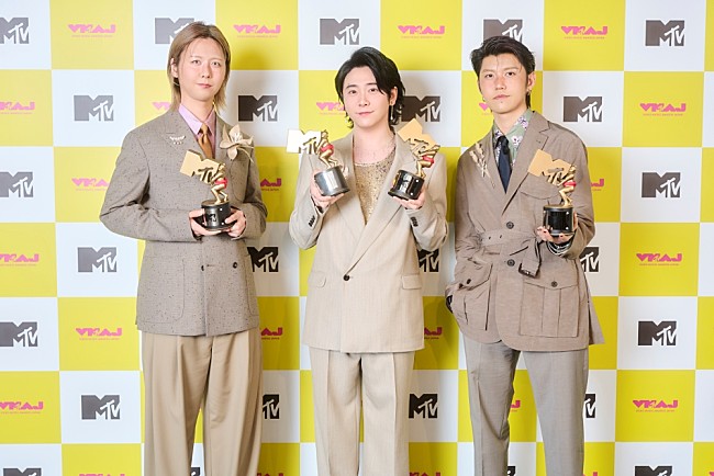 「【MTV VMAJ】Mrs. GREEN APPLE「ライラック」が＜Video of the Year＞受賞　Omoinotake／FRUITS ZIPPER／aespaなど17組がパフォーマンス」1枚目/6
