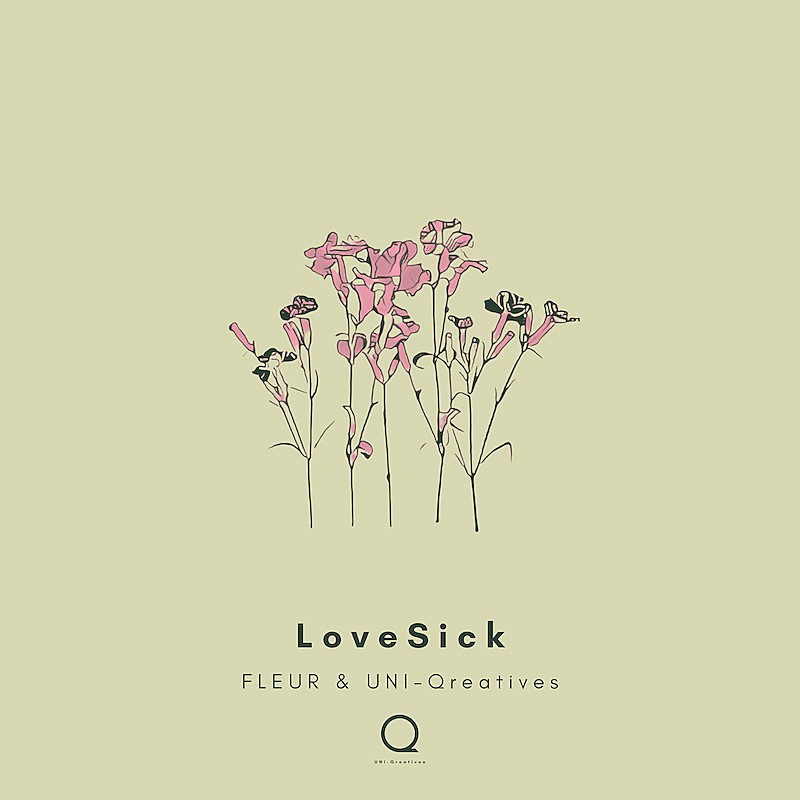 「FLEUR&UNI-Qreatives、コラボ曲 「LoveSick」リリース」1枚目/2