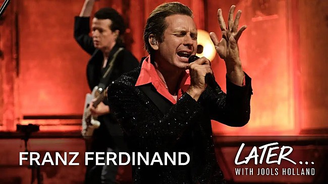「フランツ・フェルディナンド、英音楽番組で最新ALから「Audacious」「Night Or Day」披露」1枚目/1