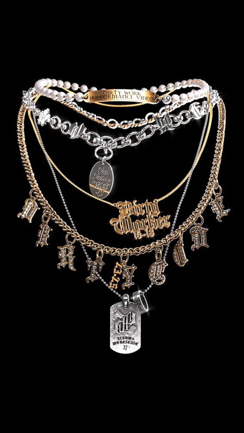 「aespa シングル『Dirty Work』スケジュールポスター」3枚目/3