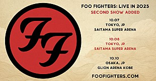 「フー・ファイターズ、17年ぶりの単独来日ツアーに追加公演決定」