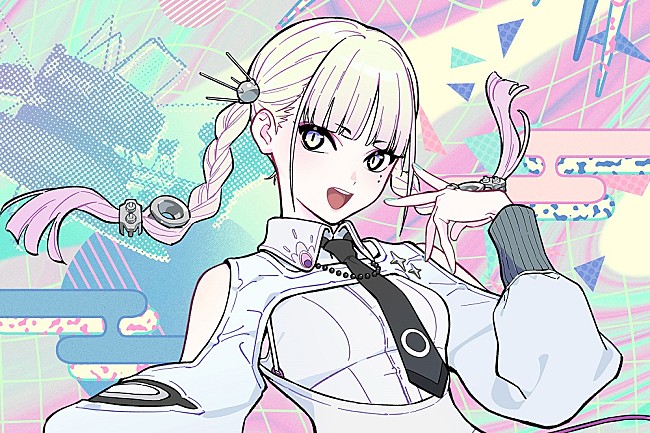 「ポニーキャニオン新レーベルよりバーチャル・シンガー / ラッパーの朔雀がデビュー」1枚目/2