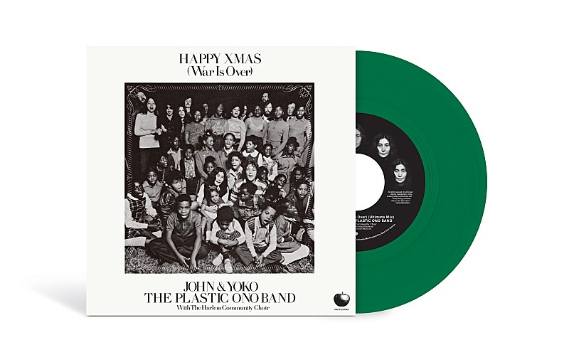 ジョン＆ヨーコ／ポール・マッカートニー、定番クリスマス・ソング2曲がカラー・ヴィニールで発売 