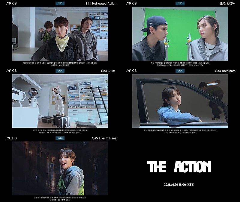 「BOYNEXTDOOR、メンバーが短編映画を撮影する『The Action』トラックスポイラー映像を公開」1枚目/2