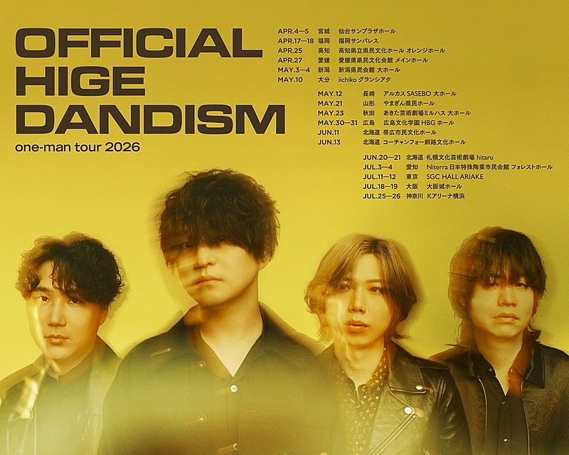 「【OFFICIAL HIGE DANDISM one-man tour 2026】」3枚目/3
