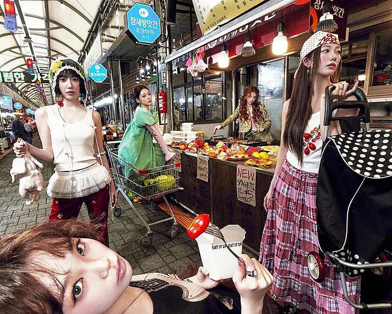 LE SSERAFIM、ユーモア溢れるコンセプト「WEIRD GARLIC」公開