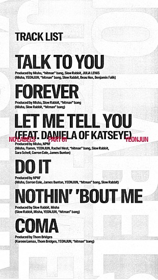 「YEONJUN（TOMORROW X TOGETHER）、1stミニアルバム 『NO LABELS PART.01』トラックリストを公開」