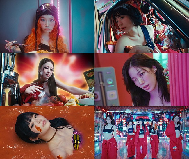 「『LE SSERAFIM  'SPAGHETTI (feat. j-hope of BTS)' OFFICIAL MV』」2枚目/3