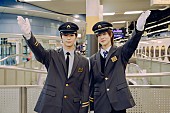 「INIの後藤威尊＆佐野雄大、南海難波駅の1日駅長に就任」1枚目/8