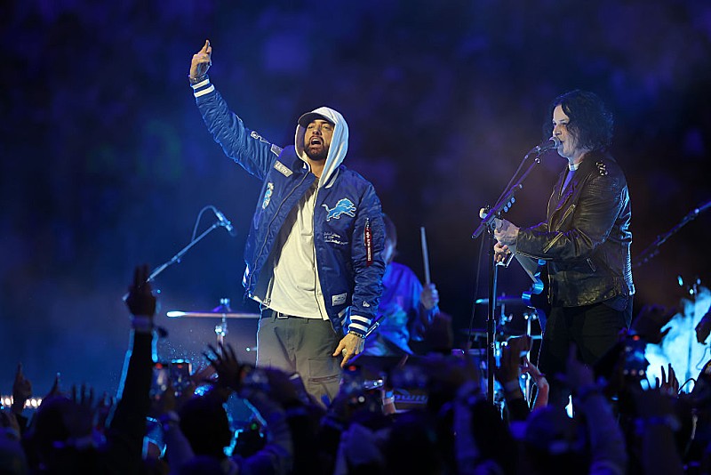 エミネム＆ジャック・ホワイト、デトロイトの【NFL サンクスギビング・デー・ゲーム】ハーフタイム・ショーで初共演