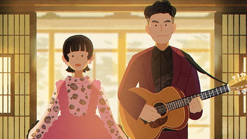 ハンバート ハンバート、朝ドラ『ばけばけ』主題歌「笑ったり転んだり」MV公開