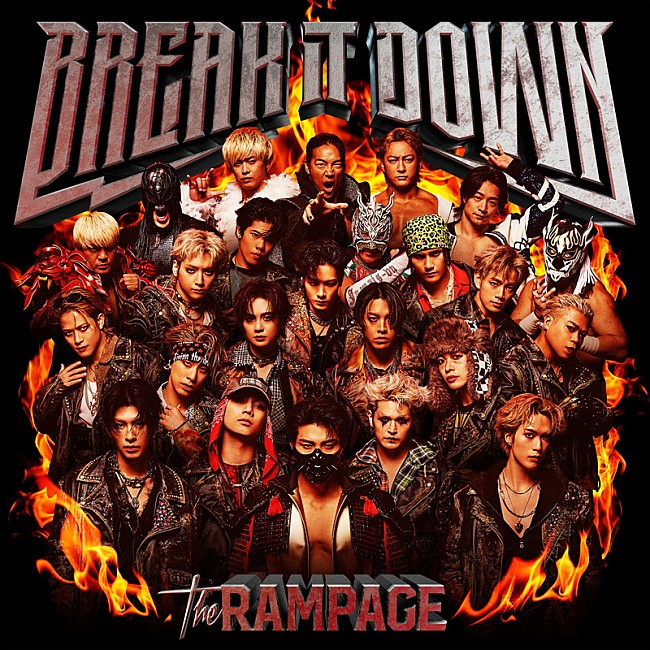 「THE RAMPAGE×プロレスラー8名がコラボ、ニューシングル『BREAK IT DOWN』1月リリース」1枚目/7