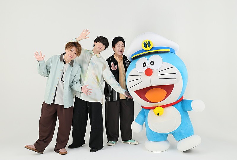 sumika、新曲「Honto」が『映画ドラえもん 新・のび太の海底鬼岩城』主題歌に