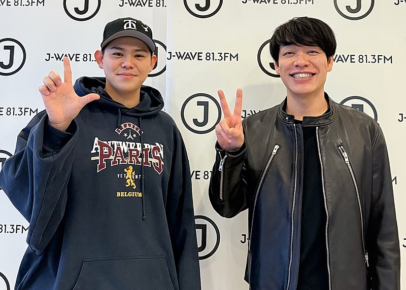 「LEO（BE:FIRST）× 川島明（麒麟）のスペシャル対談、J-WAVE『MILLION BILLION』年末年始に3週連続OA」1枚目/1