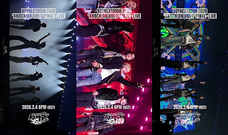 「BOYNEXTDOOR、ツアー【KNOCK ON Vol.1】ファイナルをライブアルバム化」1枚目/2
