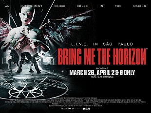 「ブリング・ミー・ザ・ホライズン、サンパウロ公演を収録した初のライブ・フィルムの上映イベント開催が決定」