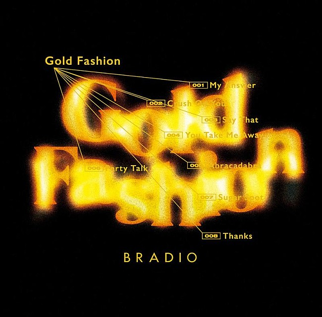 「BRADIO、未発表音源AL『Gold Fashion』アートワーク公開」1枚目/3