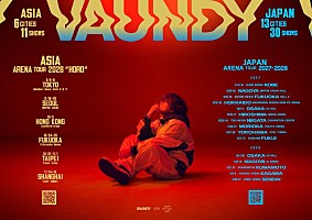 Vaundy、自身初のアジアアリーナツアー＆最大規模の国内アリーナツアー