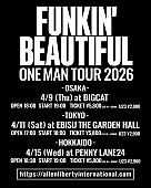 「【ALI　“FUNKIN’ BEAUTIFUL” ONE MAN TOUR 2026】」3枚目/3